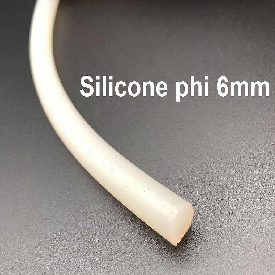 Gioăng/Ron/Dây silicone phi 6 chịu nhiệt, dầu, hóa chất
