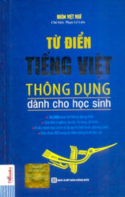 Fahasa - Từ Điển Tiếng Việt Thông Dụng Dành Cho Học Sinh Bìa Cứng - Xanh