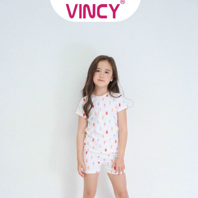 [Mua 3 giảm 20%, mua 2 giảm 15%] Bộ Đồ Short Thun Bé Vincy KST022S32