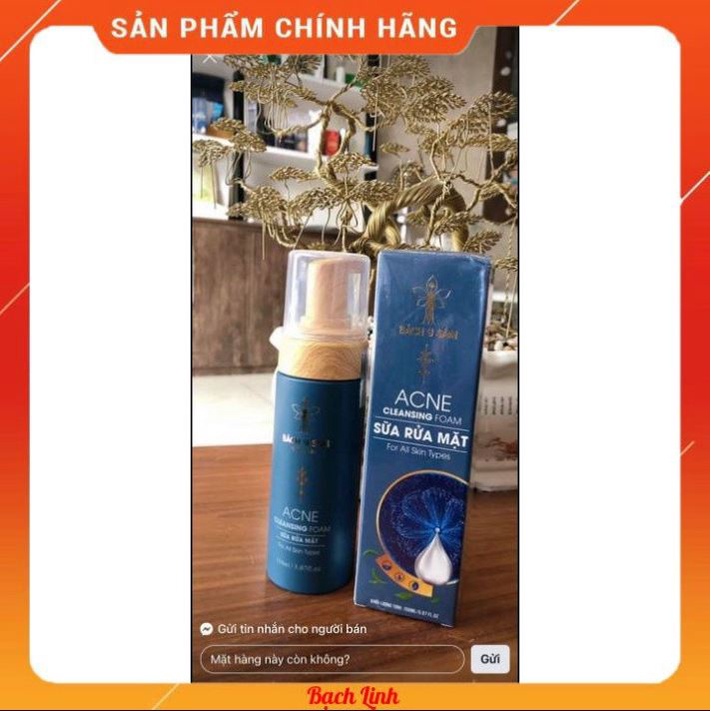 Sữa Rửa Mặt Bách Y Sâm DA DẦU MỤN Sạch Sâu Tạo Bọt 150ml
