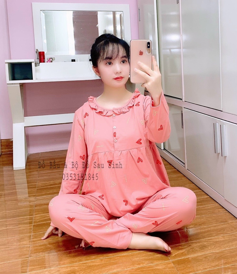 Bộ bầu mặc trước và sau sinh đẹp mê ly