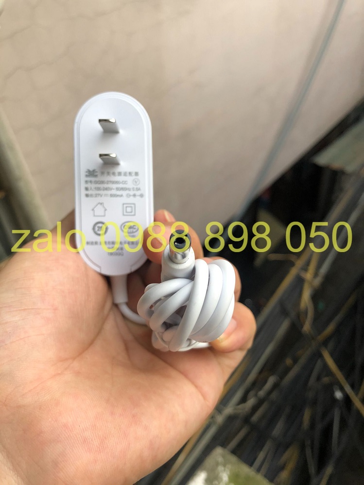 dây sạc 27v 500ma cho máy hút bụi Deerma