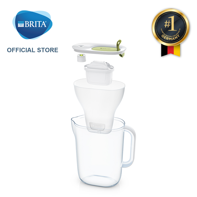 Bình lọc nước BRITA Style Lime 2.4L (có sẵn 1 lõi lọc Maxtra+ & SmartLight) - Thương hiệu đến từ Đức