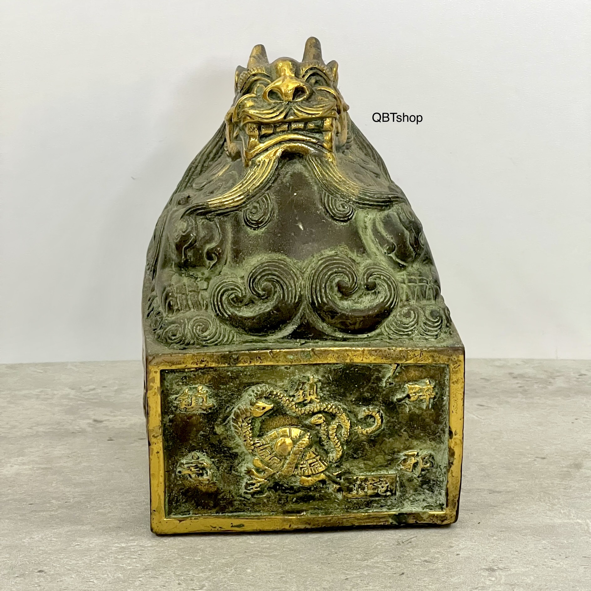 Ấn tỳ hưu lớn bằng đồng phong thuỷ