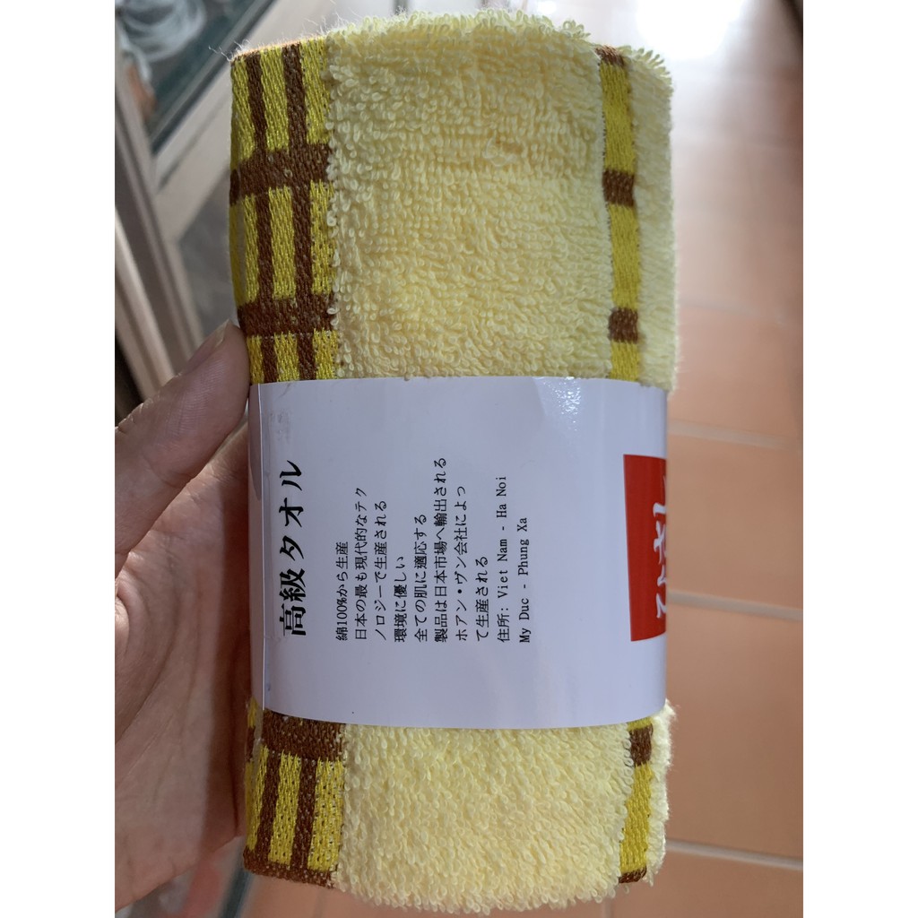 Khăn mặt bông cao cấp xuất khẩu Nhật Bản