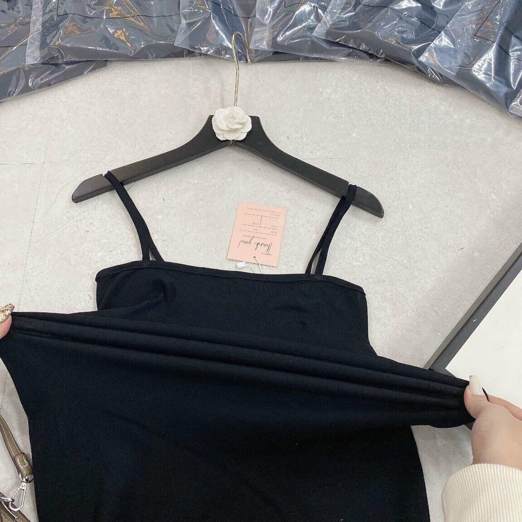 Váy 2 dây ôm body siêu TÔN DÁNG