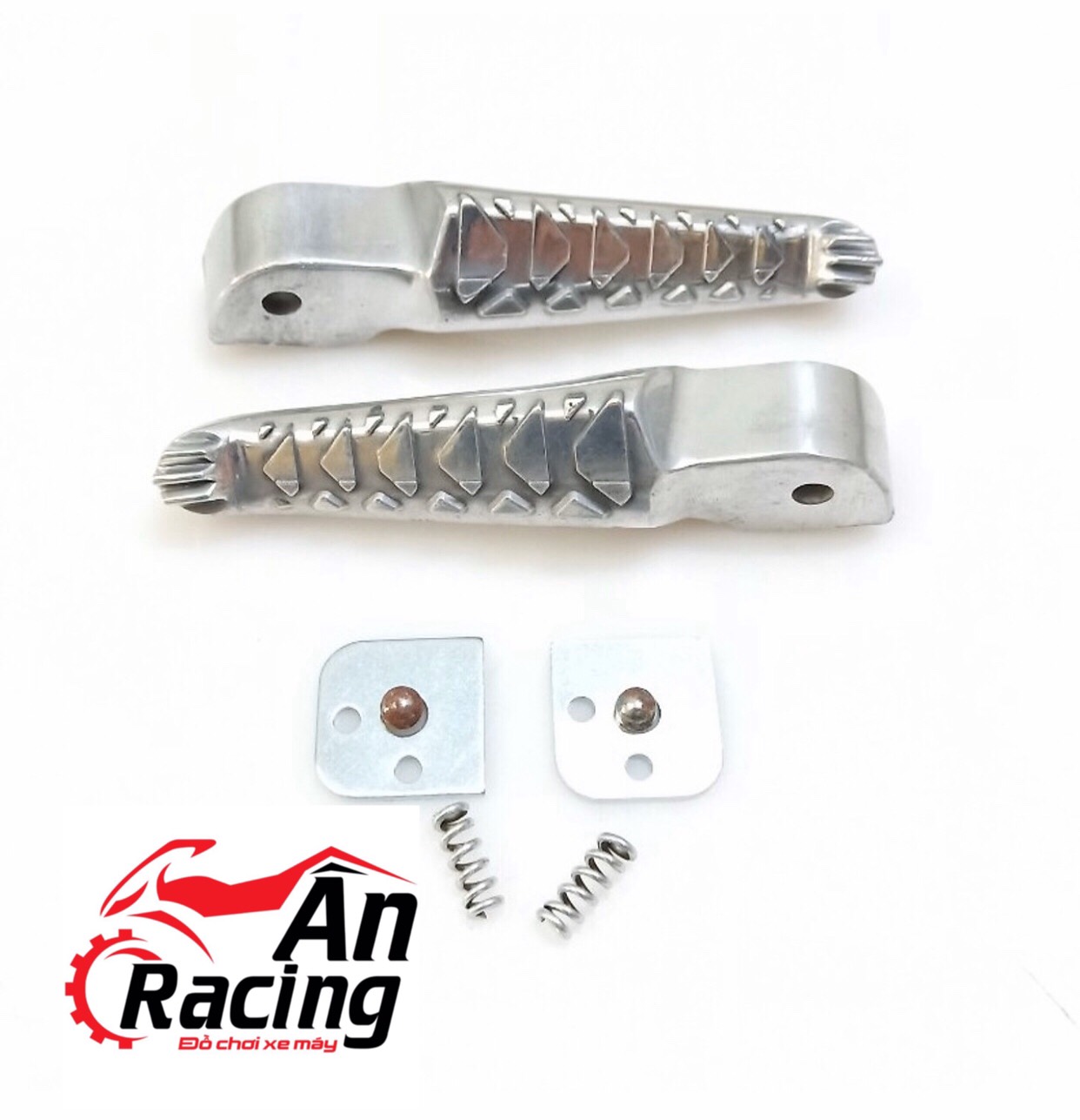 Gác chân nhôm đặc gắn xe yamaha