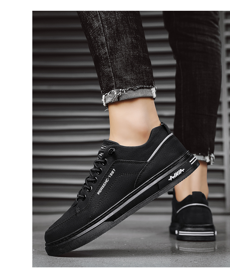Giày Sneaker Nam, Giày Da Nam Thấp Cổ Da Lộn HOT TREND