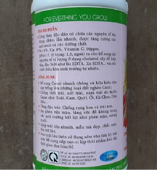 Phân bón Canxi Bo 500ml