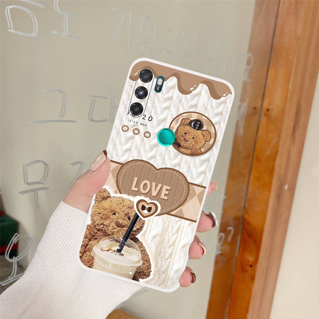 Ốp lưng Vsmart Active 3 họa tiết gấu bearr cute, đáng yêu