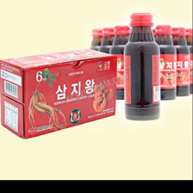 [HCM]NƯỚC HỒNG SÂM LINH CHI KGS 1000ML(cam kết hàng chính hản KGS, không sẽ hoàn 200% giá trị sp)