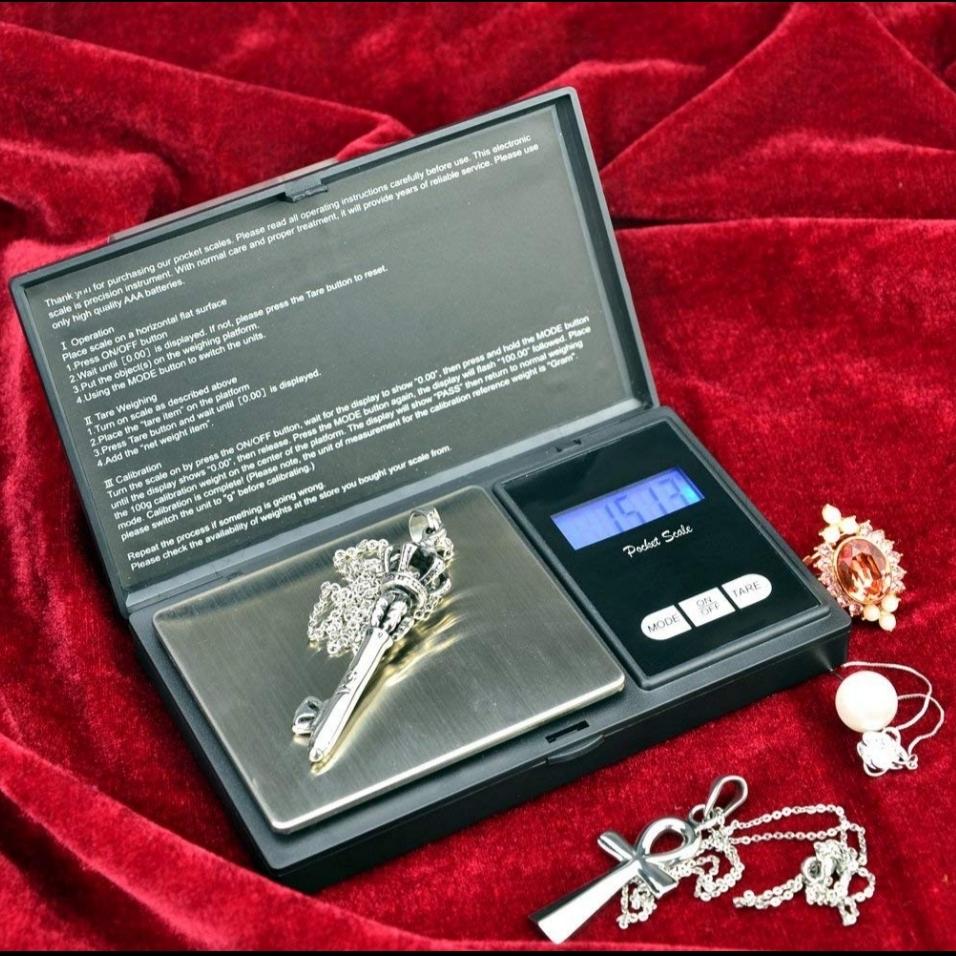 Cân điện tử mini 200g - 0.01g cân điện tử tiểu ly cân điện tử bỏ túi cân nhỏ gọn cân nhà bếp mini