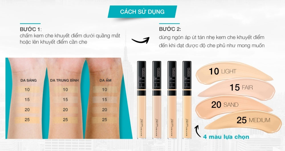 Che Khuyết Điểm Maybelline Fit Me 20 Sand Sable 6,8Ml