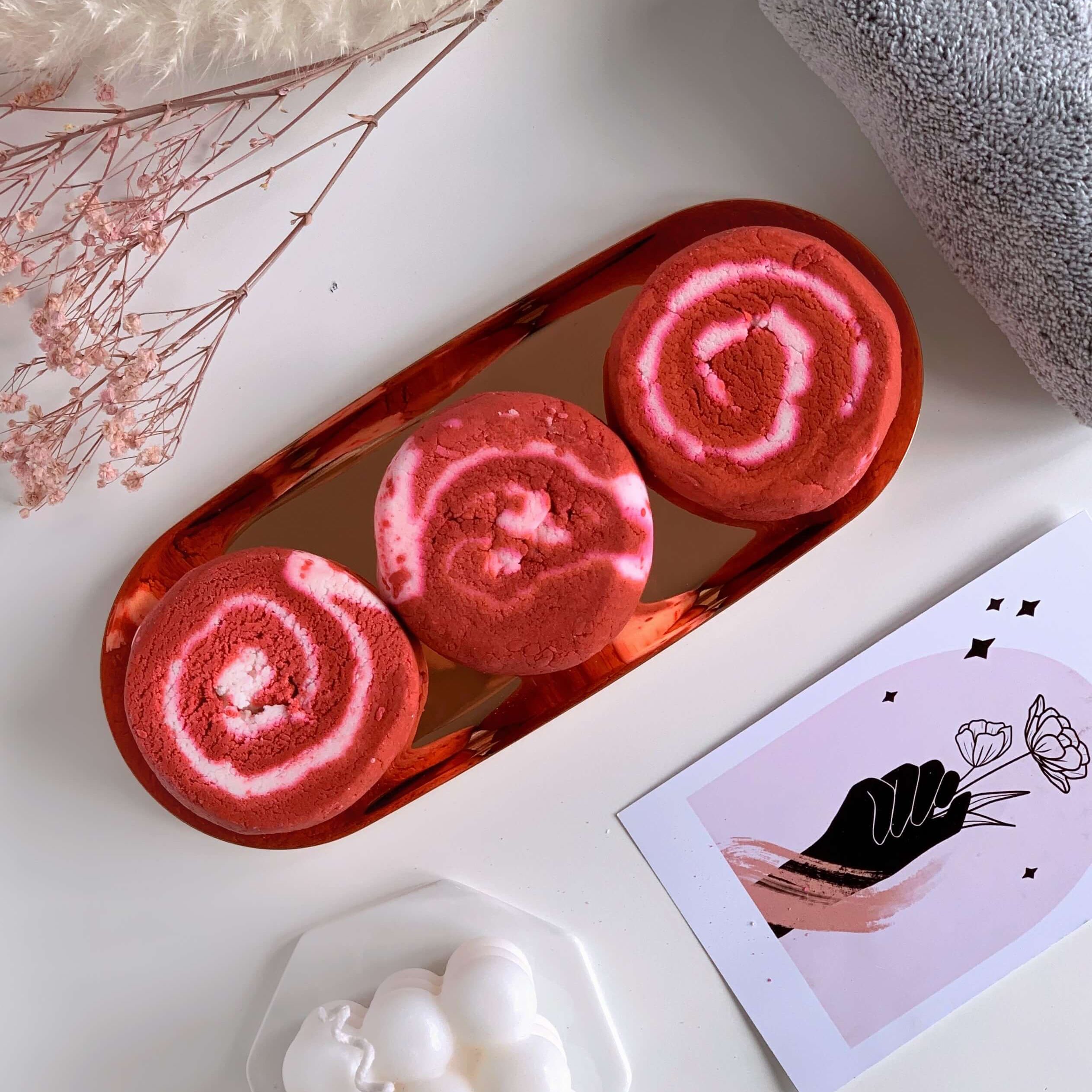 Bánh tạo bọt tắm bồn Rosy Posy | MY MOOD Rosy Posy bubble bath bar