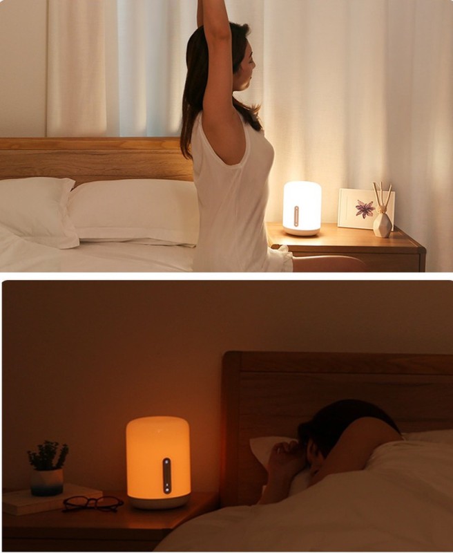 ✅ Đèn Ngủ Thông Minh Xiaomi Mijia Gen 2 Đổi màu đèn WRGB Tăng giảm độ sáng Tắt mở đèn Điều Khiển Qua Điện Thoại