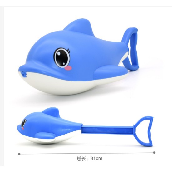 Đồ chơi súng nước cá heo nhựa cao cấp an toàn