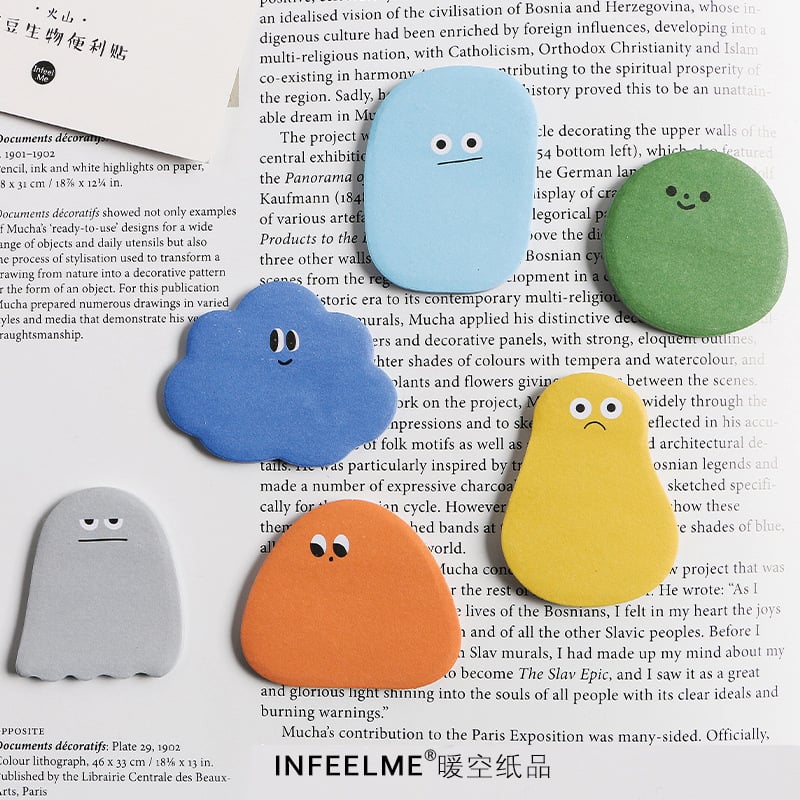 Sticker note biểu cảm trang trí sổ tay, planner, scrapbook, .. [ 125 ]