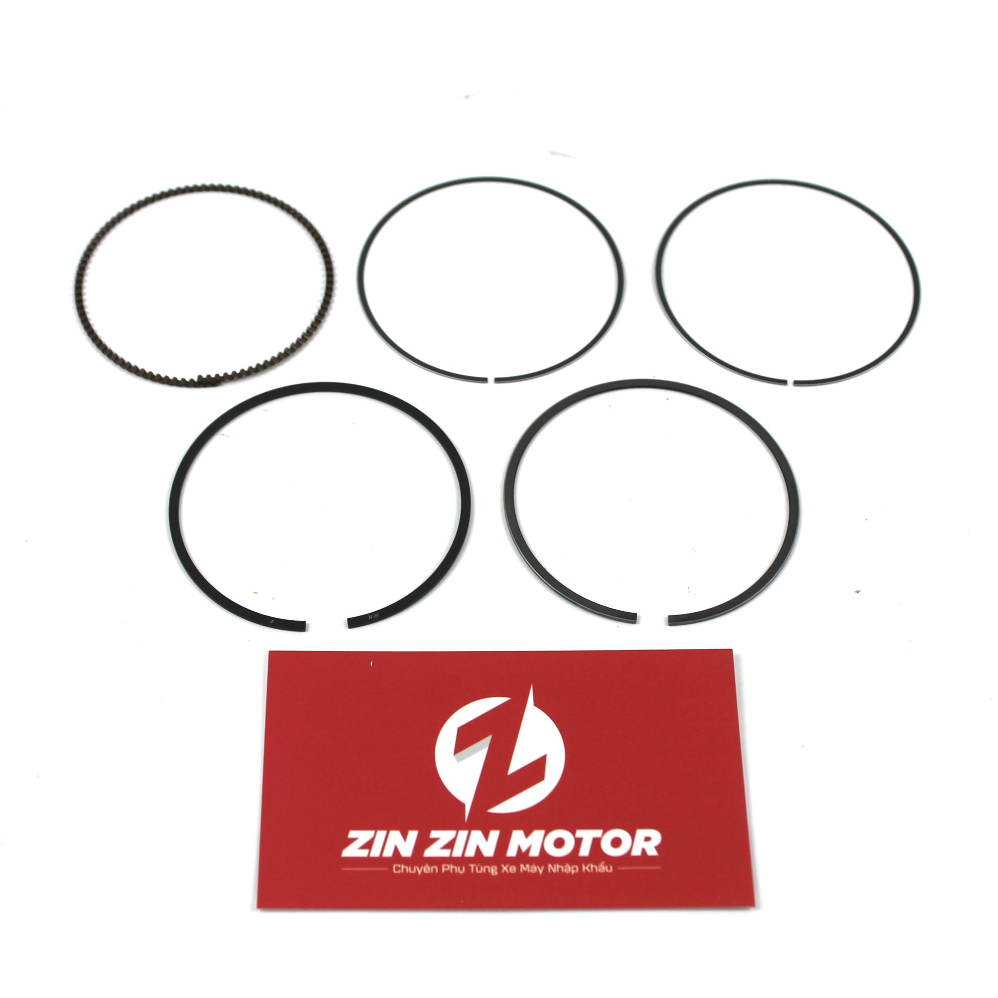 Bộ xéc măng bạc piston std - sonic 150r, winner, winner x, supra gtr 2020, cbr 150r, cb 150r - 13011k56n00 - zin zin motor