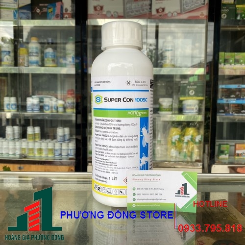 Thuốc diệt muỗi và côn trùng Super con 10SC (Chai 1 lít)