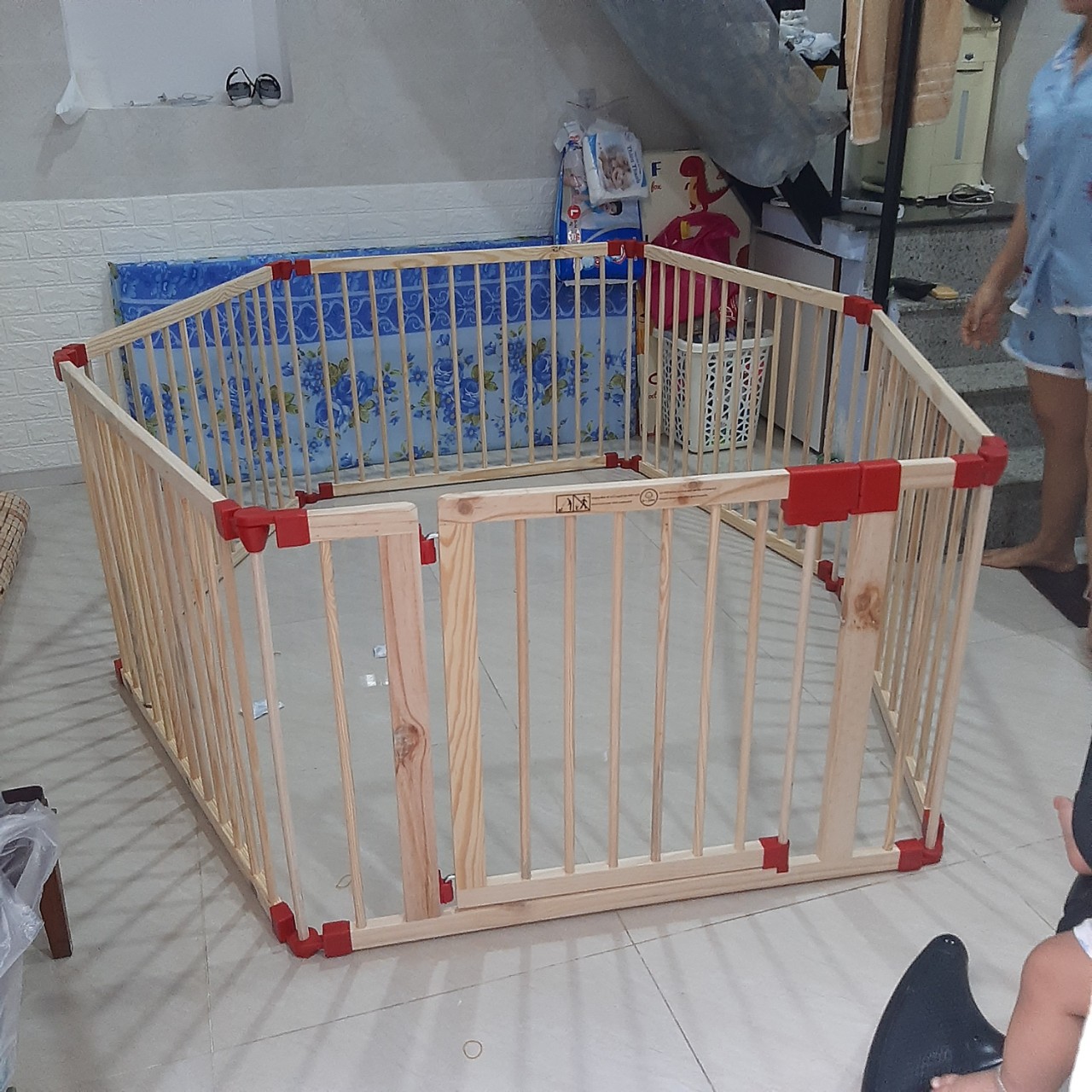 Cũi 5D Playpen 6 Cánh