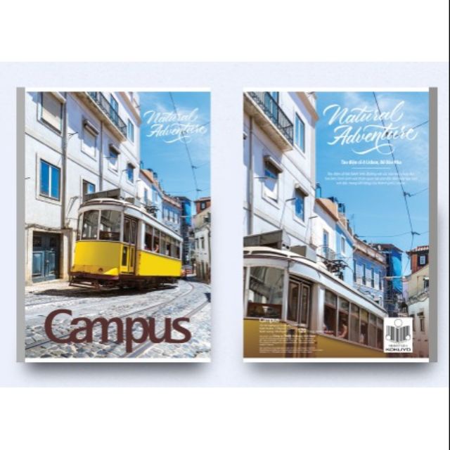 Vở kẻ ngang có chấm Campus Adventure 120 trang