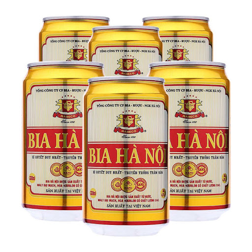 Bia lon hà nội, 1 lon x 330ml