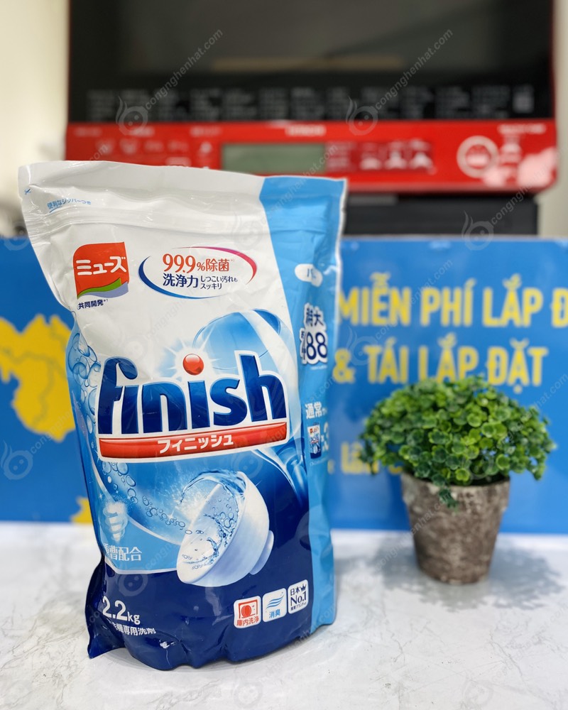 Bột rửa bát finish 2,2kg ( hàng chính hãng )