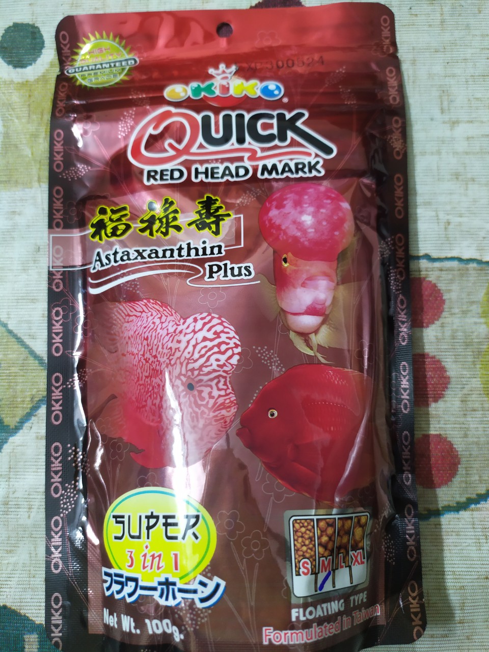 [Chọn màu] Thức Ăn Cá La Hán Okiko 100g.