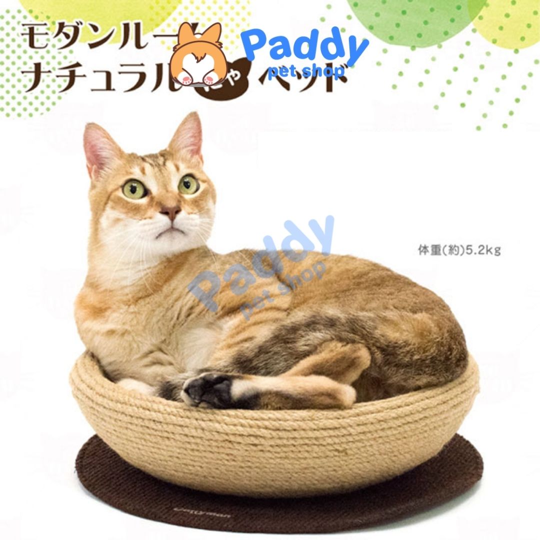 Ổ Nằm Cho Mèo Dây Thừng Cào Móng CattyMan (Dưới 6kg)