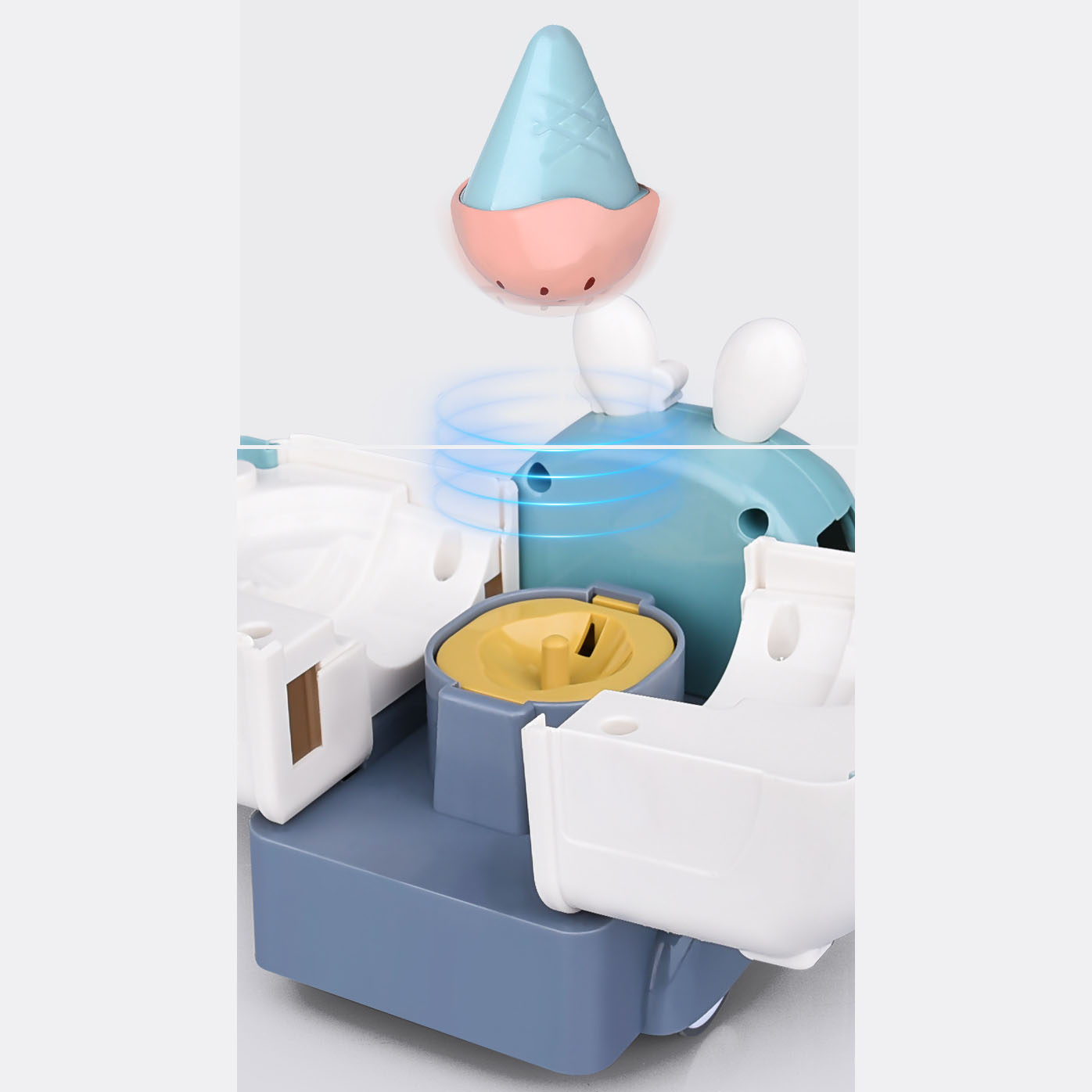 Đồ chơi xe chở kem mới nhất 2023 (tặng nhẫn cherry)