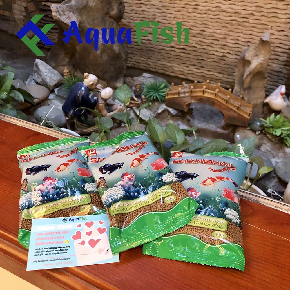 Thức Ăn Cho Cá Lên Màu Shanghai Gói 100gr