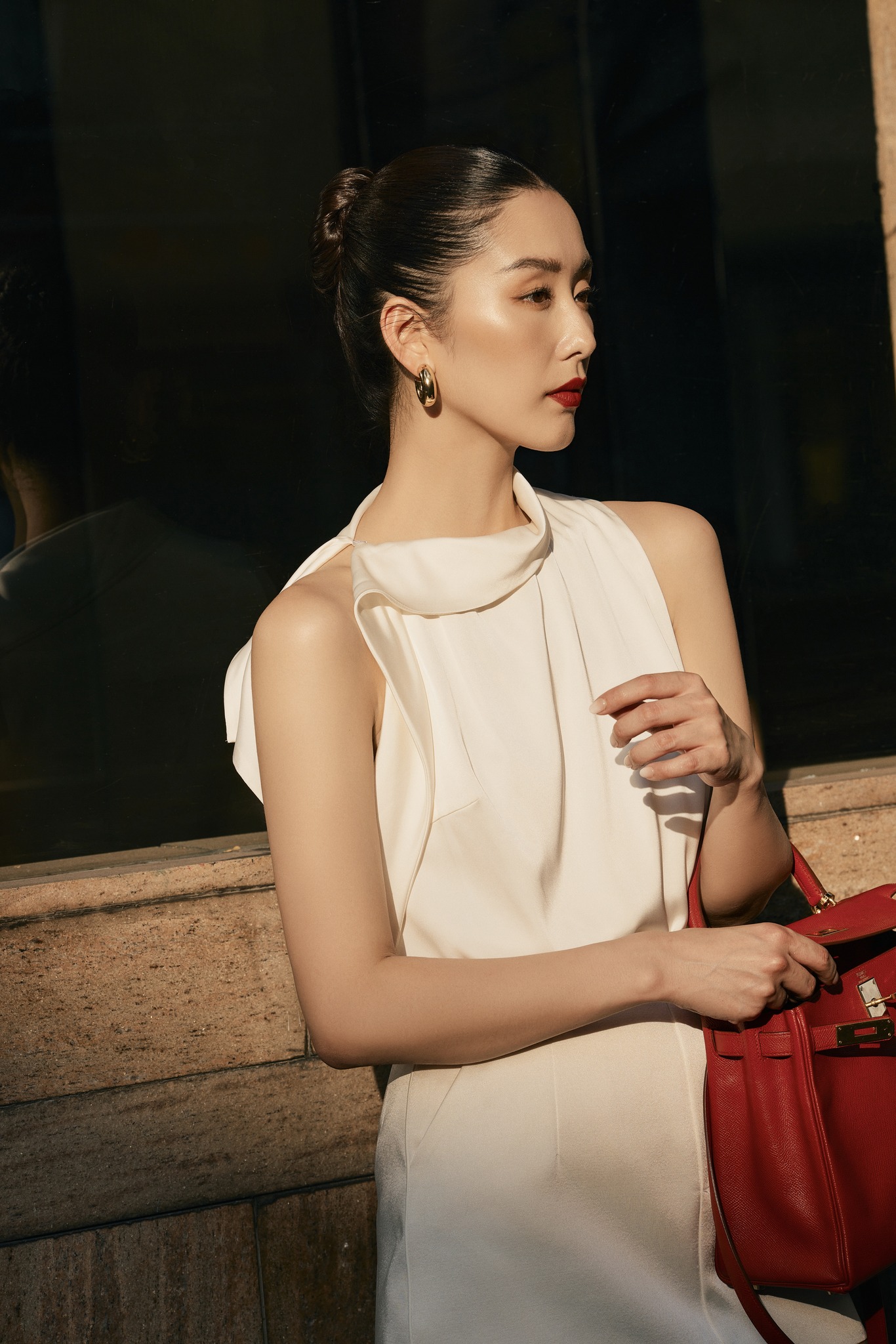 Áo lụa Ésme Top HUONG BOUTIQUE HBSM1139