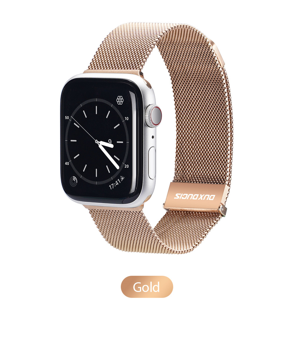 Dây đồng hồ thép lưới dux ducis milanese series dành cho apple watch seri 1-8/ se/ apple watch ultra