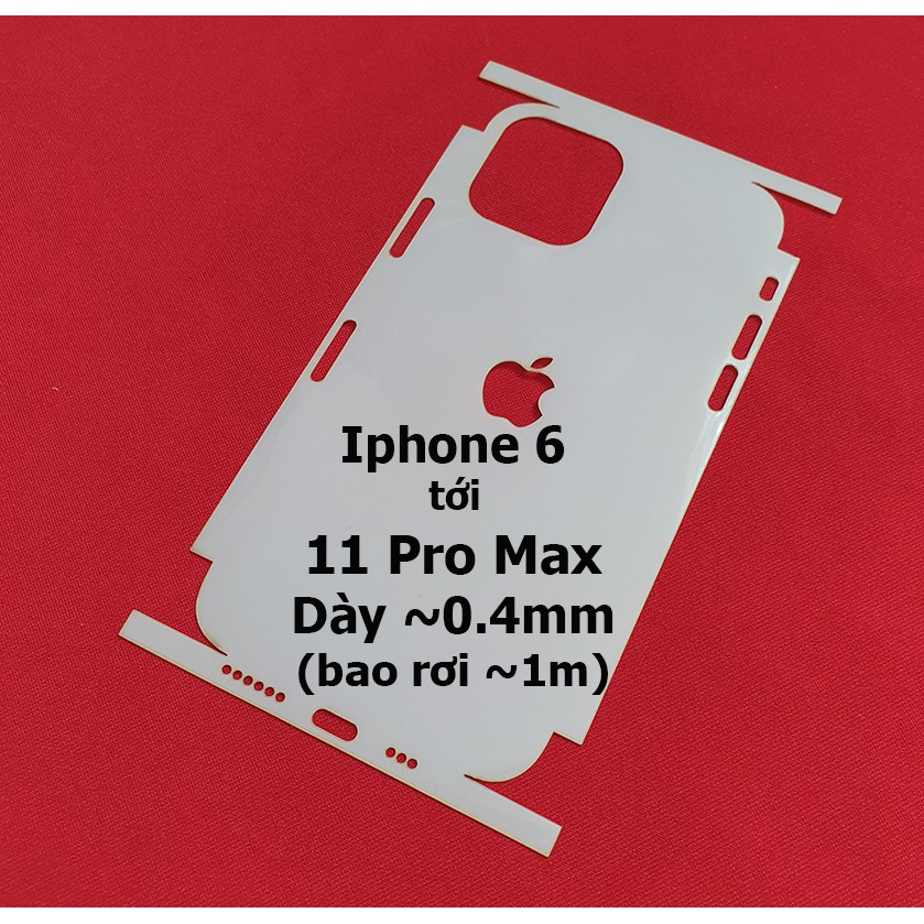 Dán siêu dính ppf chống xước iphone 11 11 pro 11 pro max full viền