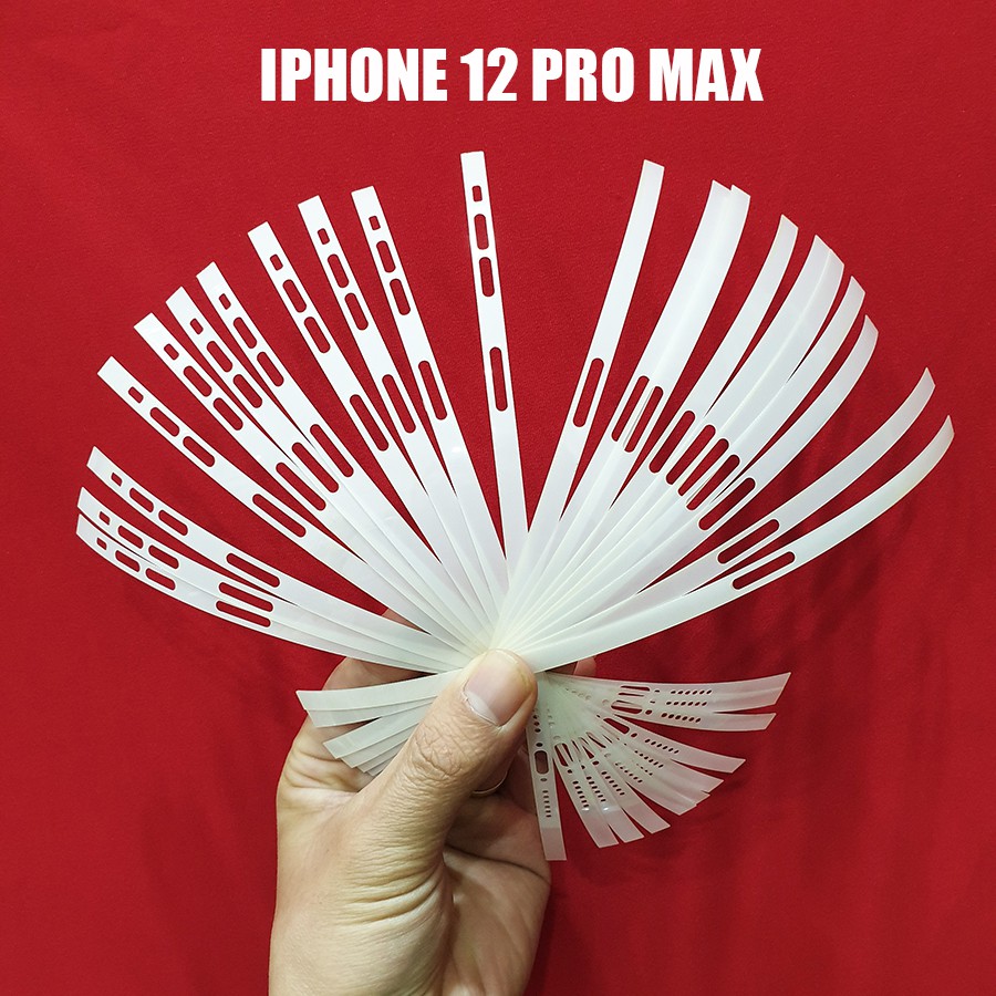 Dán mặt lưng dán viền Iphone 12 Pro Max (PPF 3 lớp cao cấp)