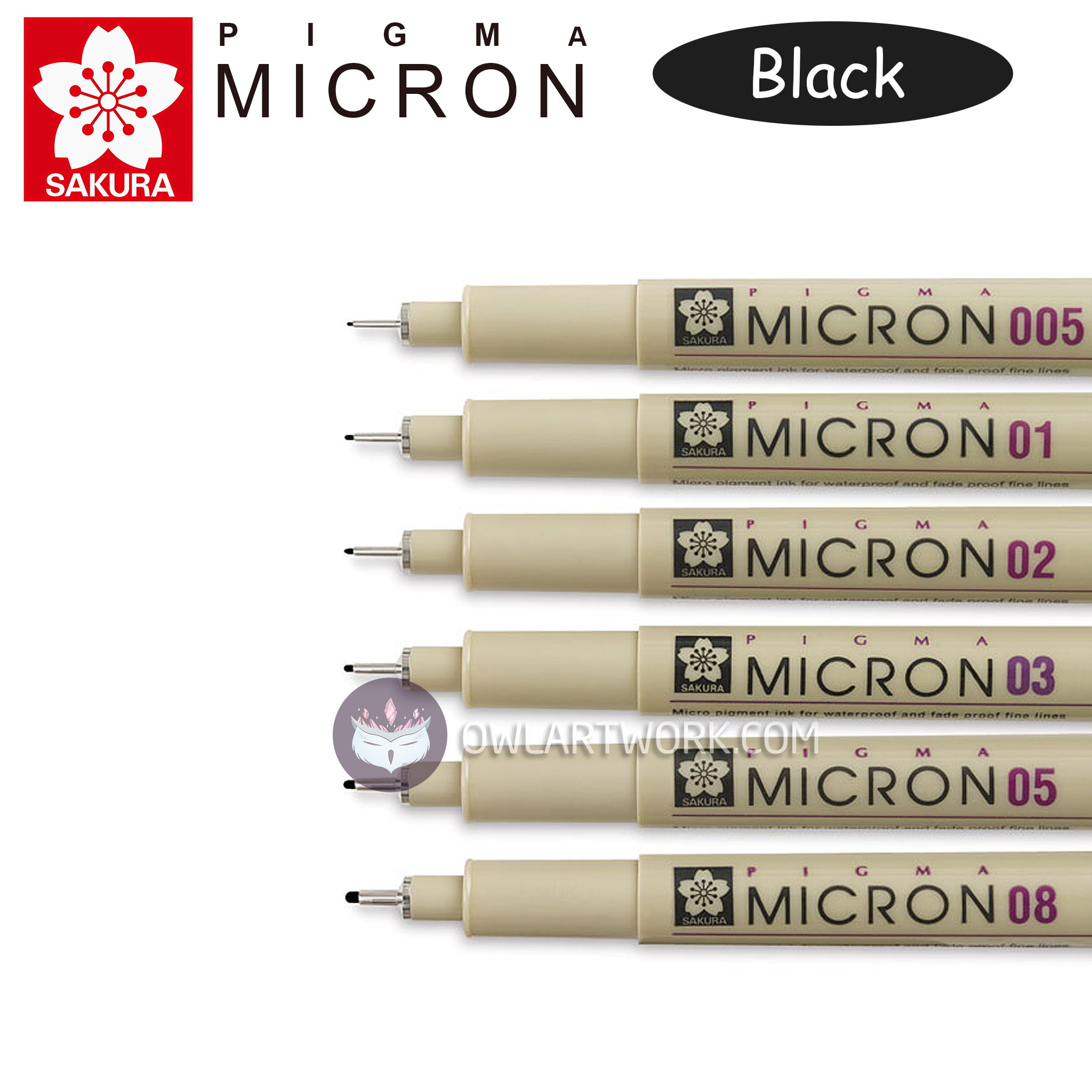 [HCM]Bút vẽ kỹ thuật LINER PIGMA MICRON SAKURA
