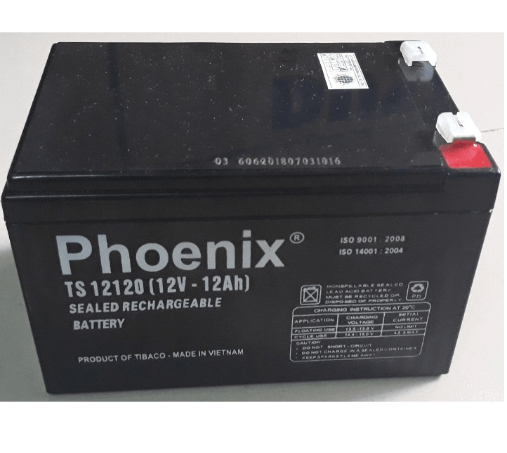 ẮC QUY PHOENIX 12V-12Ah (TS12120)