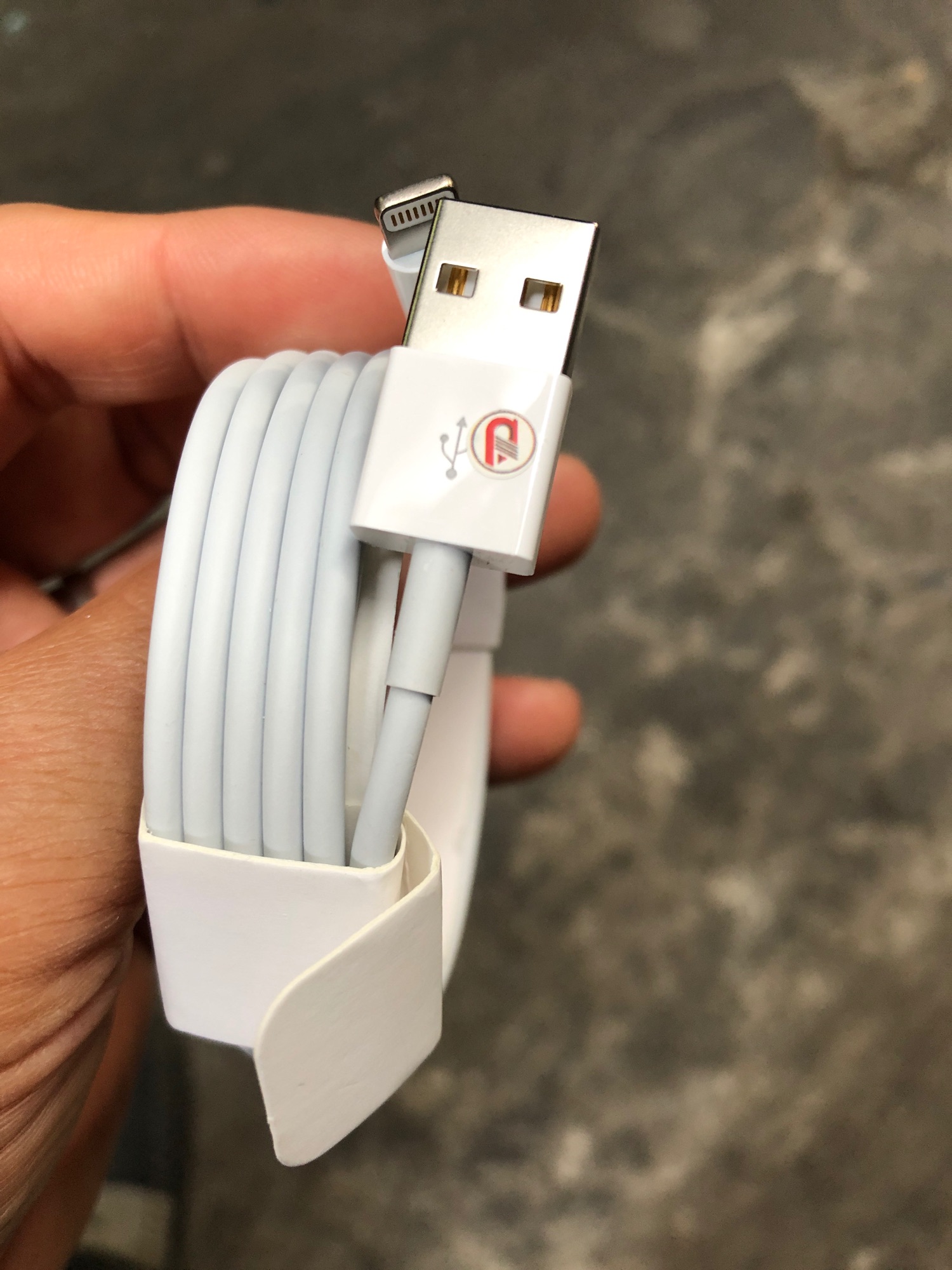 Cáp iPhone iPad zin bóc máy 2m