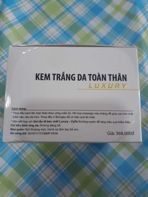 Kem Trắng Da Toàn Thân Cydo Luxury 150G
