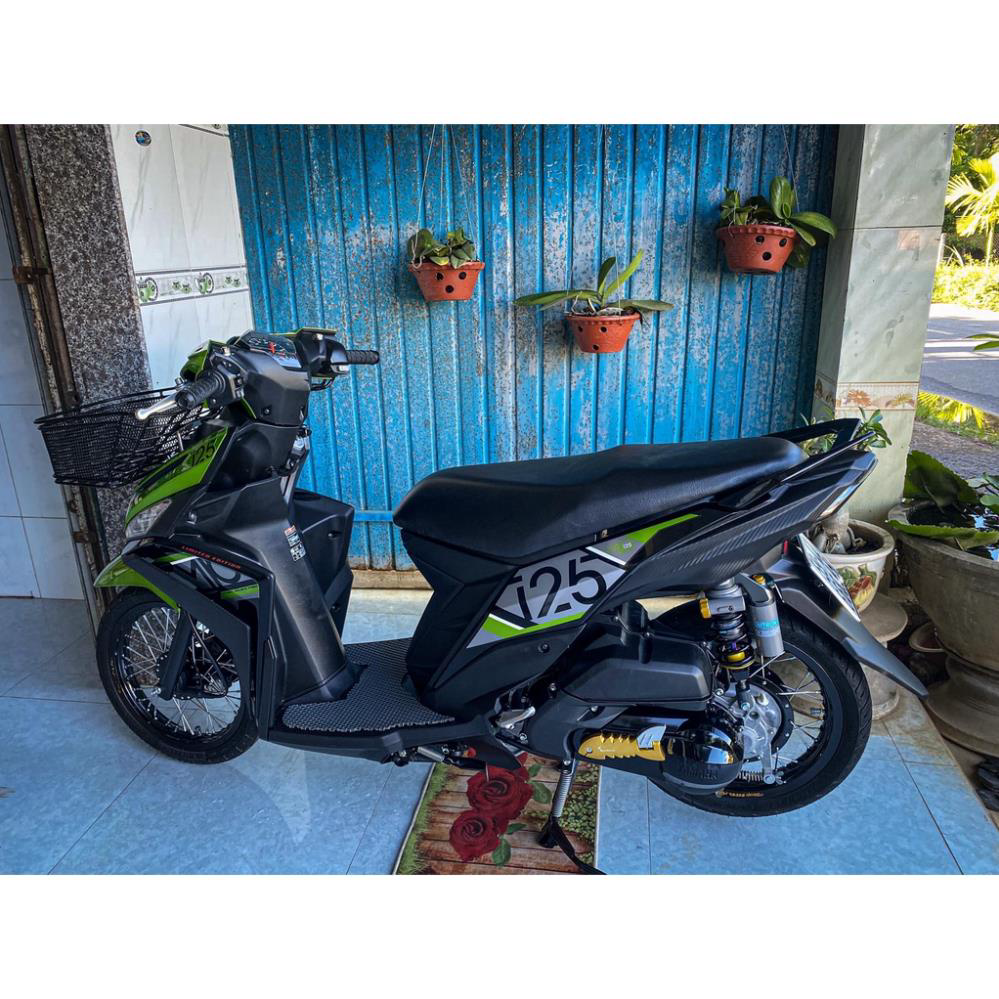 Tem rời mio m3 125 - mẫu zin xanh lá bạc cho xe đen -
