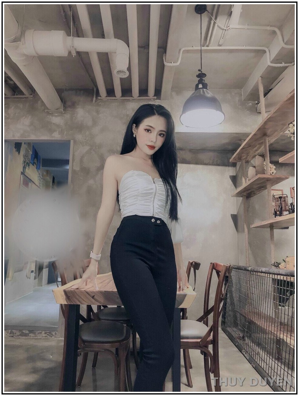 Quần Jean Nữ Lưng Cao ĐAI TRƠN HAI CÚC màu ĐEN siêu đẹp chất jean giãn tốt 16/10--s2.11