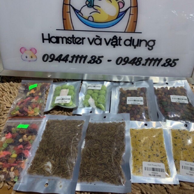 Thức ăn dặm cho hams 5k - p4 - bánh ring - 10k