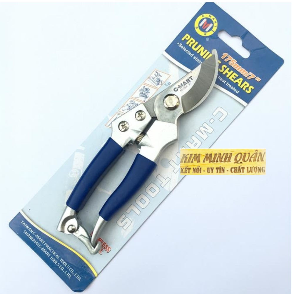 Kéo Cắt Cành Lưỡi Cong Cán Nhôm (175, 200, 225mm) A0053 CMART