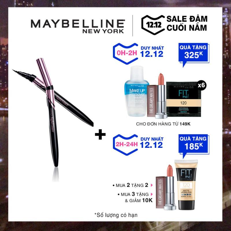 Bút kẻ mắt sát chân mi Maybelline New York Hyper Tight Liner 0.55g (Đen)