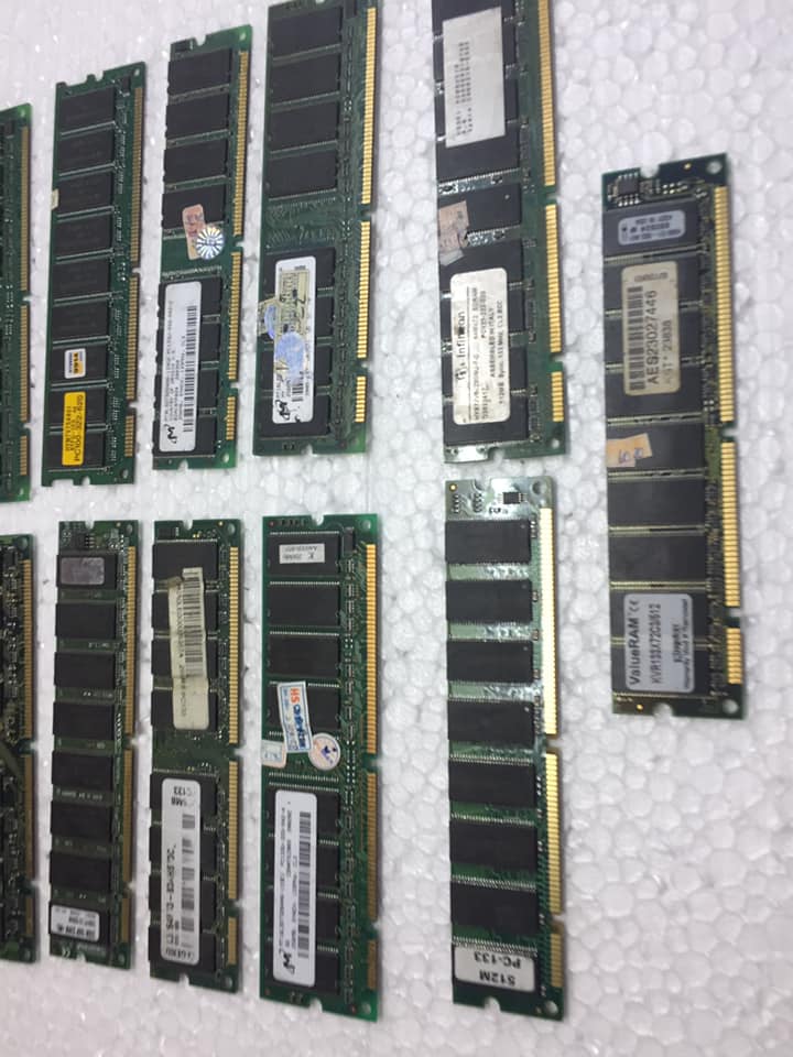 Ram SDRam Máy tính để bàn 512Mb PC 100 PC 133