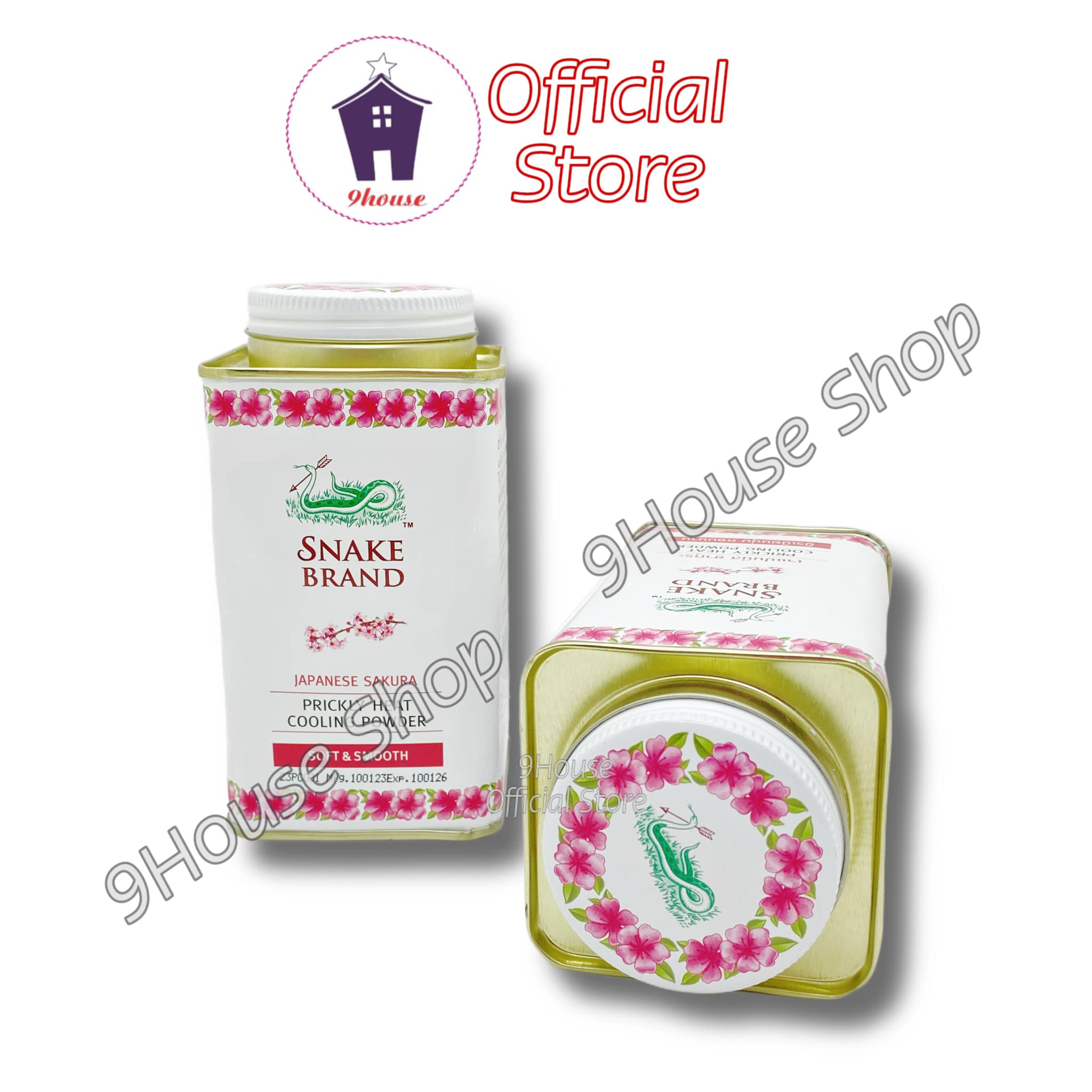 (Nhỏ-140gram) 01 Chai Phấn Lạnh Snake Brand Thailand
