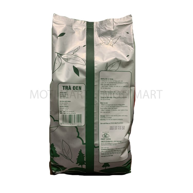 Trà đen (Hòng trà) Phúc Long - trà pha trà sữa - gói nhỏ, chiết lẻ - 200gram