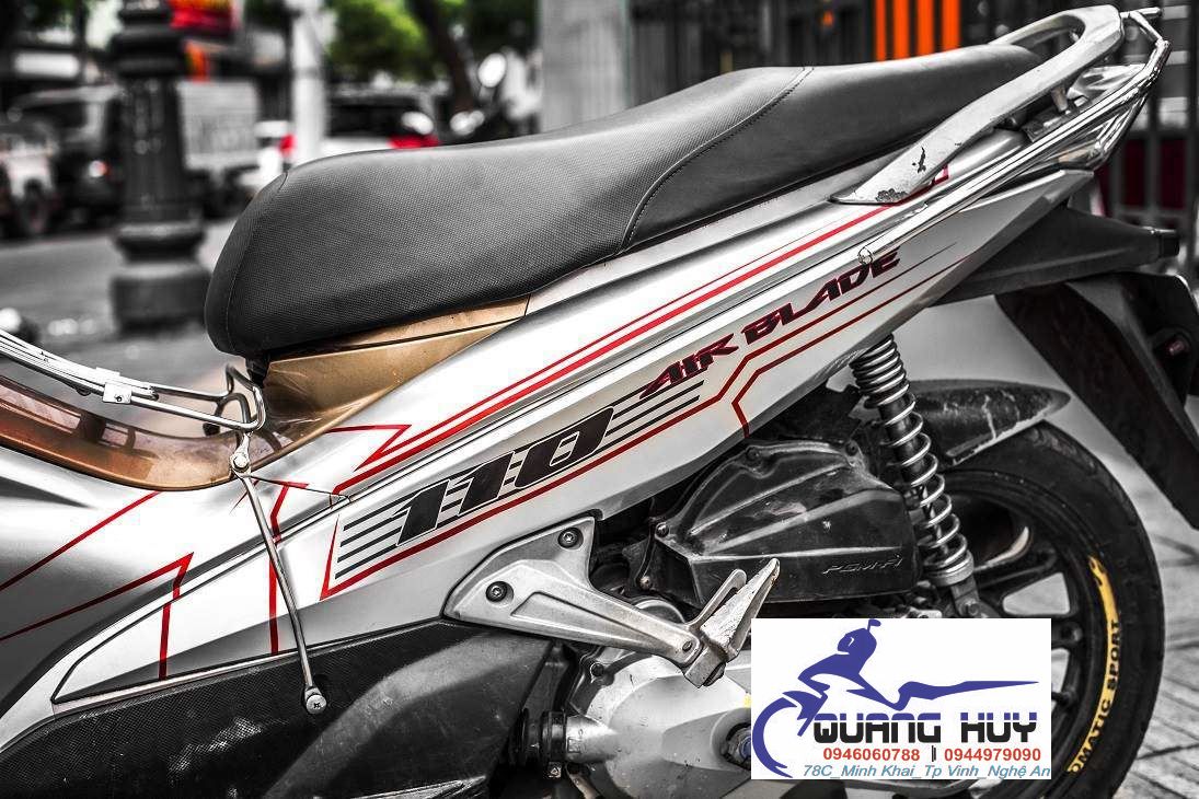 Tem Trùm Airblade Trắng Chỉ Đỏ,Team Decal AB 2011