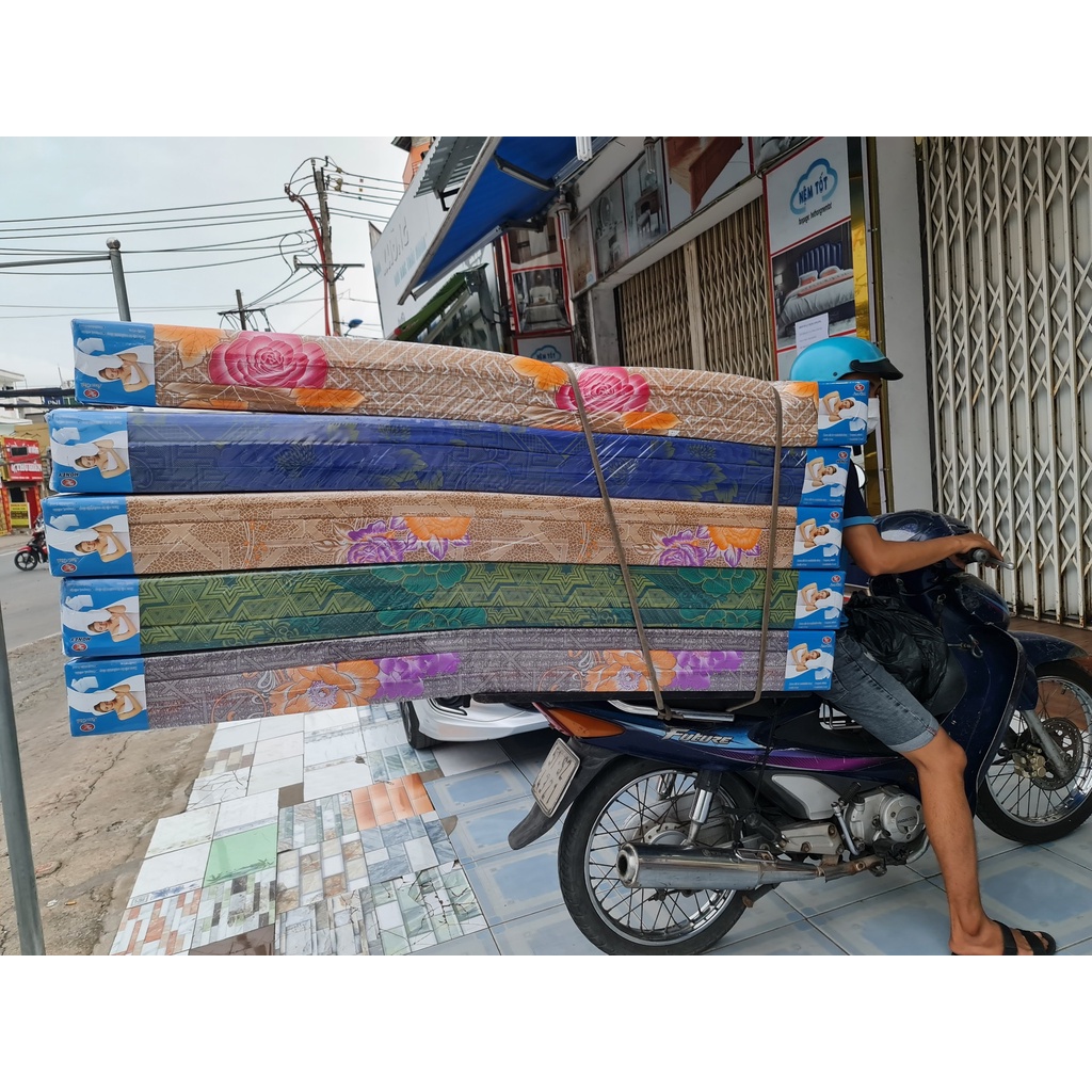 💥NỆM GIÁ RẺ💥 Nệm PE gấp 3 có lỗ thông hơi thoáng khí đủ kích thước, đọ dày 3cm và 5cm, Nệm mousse PE gấp 3 siêu nhẹ, độ bền cao giá rẻ, nệm sinh viên gấp gọn_Nemtot Bedding