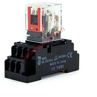 Rơ le trung gian Omron MY2N-GS AC220/240, 24VDC